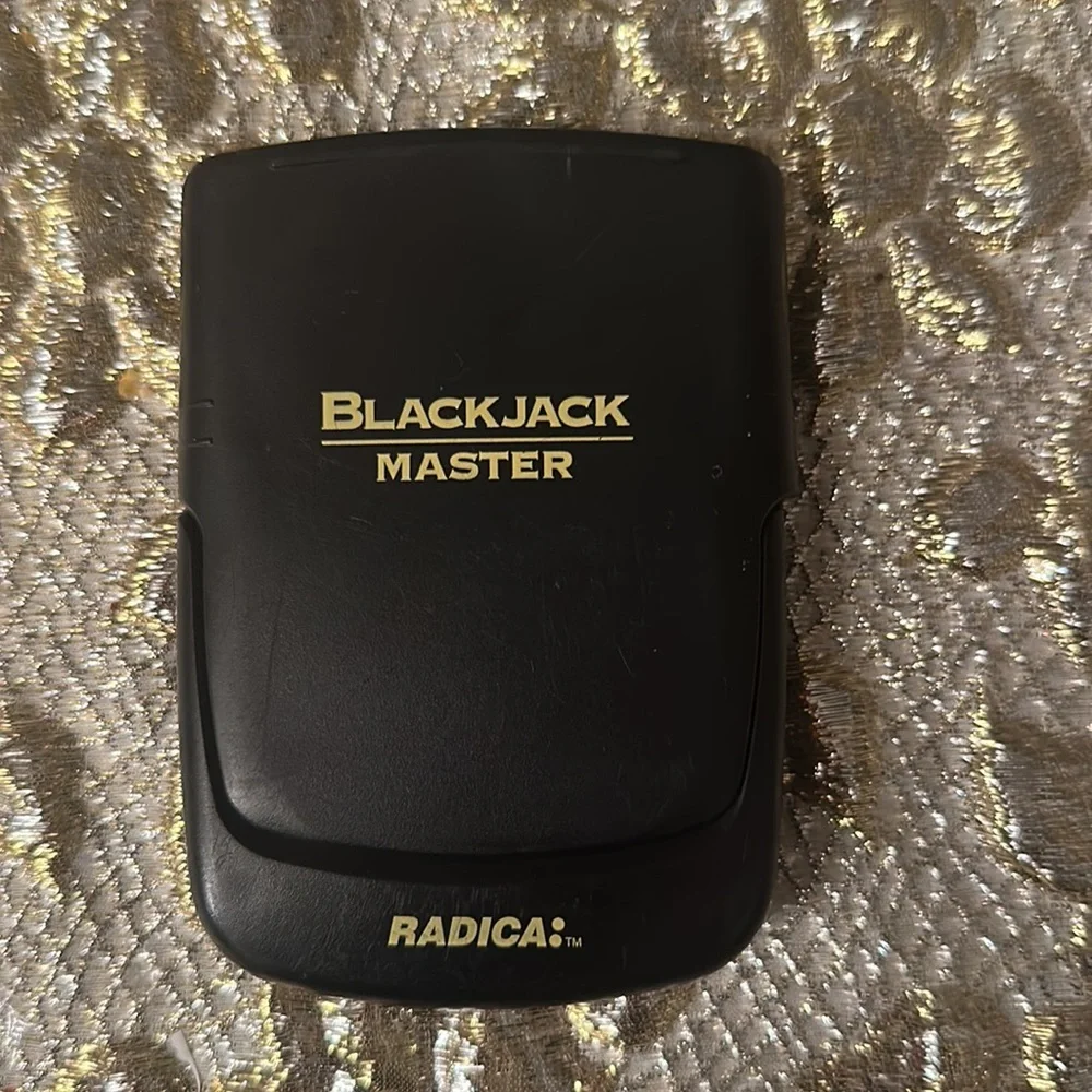 Vintage Radica Blackjack Master Handheld Model 3656, Requires 1 Triple A Battery